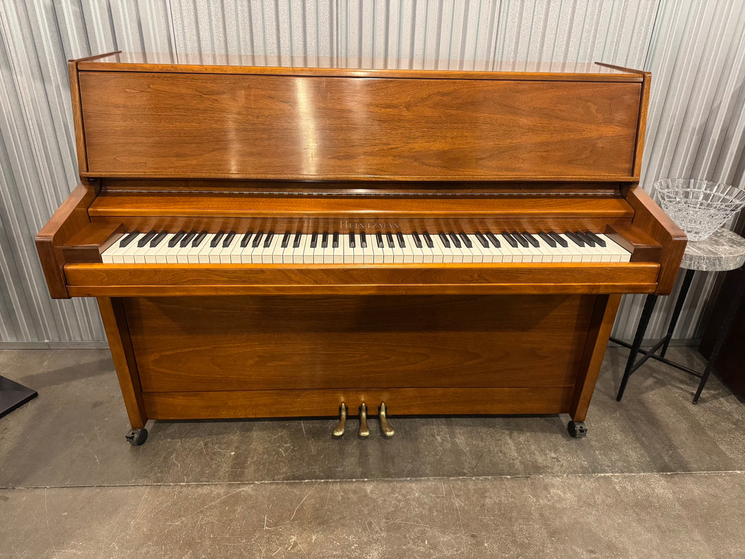 1980s Heinztman 42' Upright in Satin Walnut. Made in Canada. Digital Piano Alternative