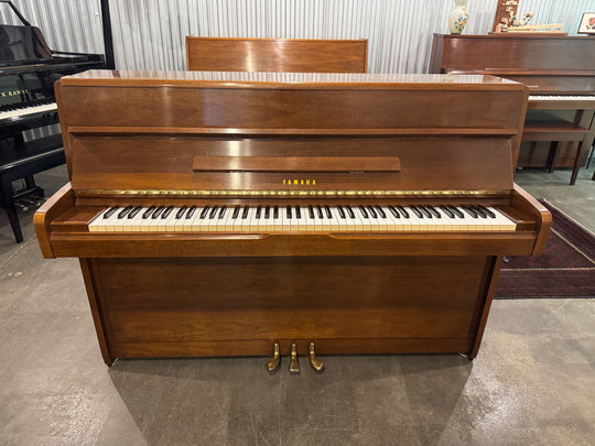1983 Yamaha M1A 42' Upright in Satin American Walnut. Made in Japan