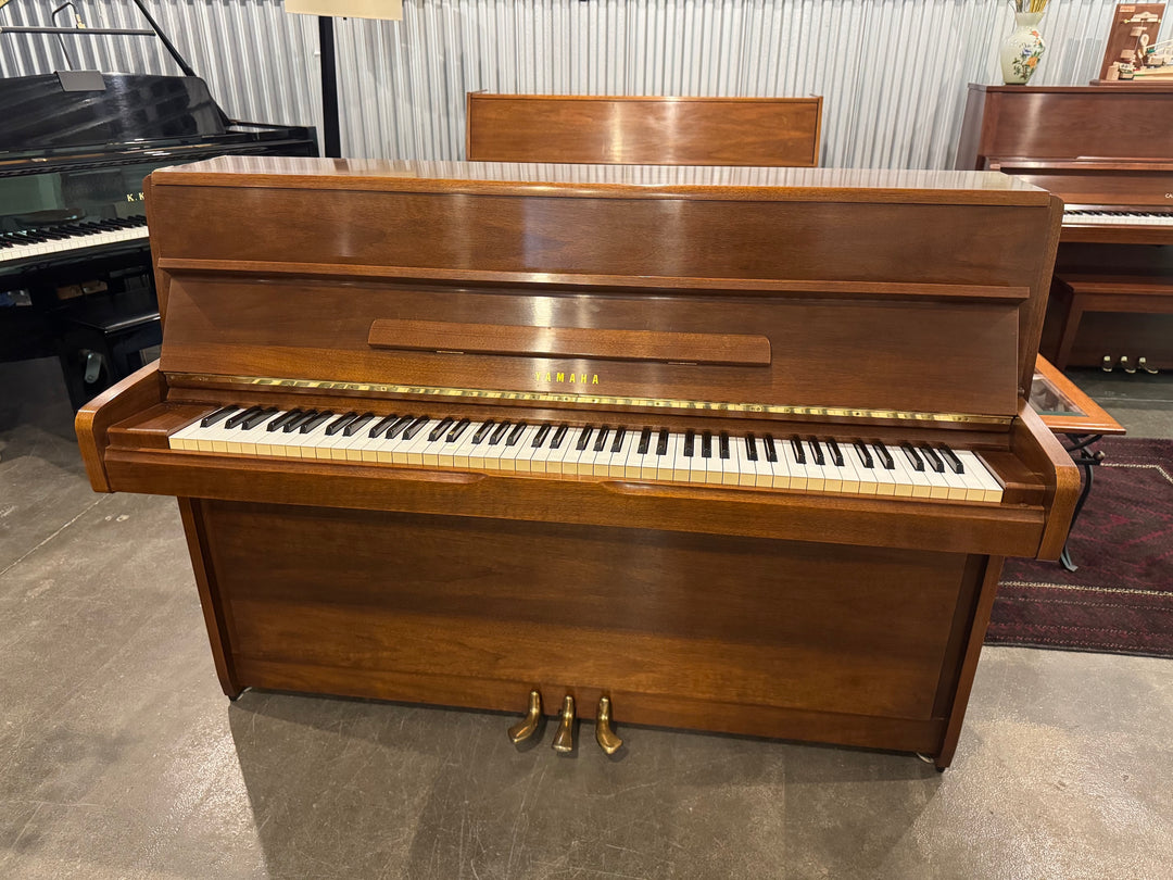 1983 Yamaha M1A 42' Upright in Satin American Walnut. Made in Japan