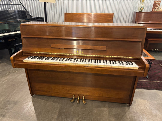1983 Yamaha M1A 42' Upright in Satin American Walnut. Made in Japan