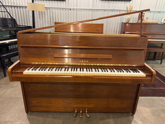 1983 Yamaha M1A 42' Upright in Satin American Walnut. Made in Japan