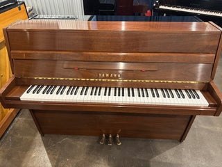 1988 Yamaha M108 42' Upright in Satin American Walnut. Made in Japan